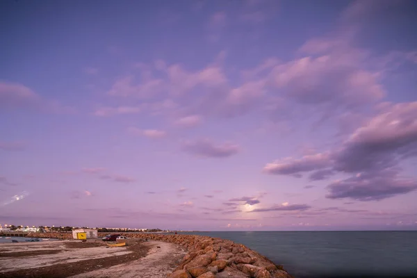 Pohled Djerbu Velký Ostrov Jižním Tunisku — Stock fotografie