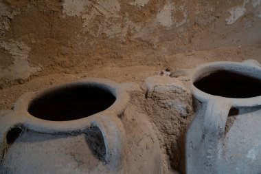 Guellala yeraltı petrol fabrikası - Djerba, Güney Tunus