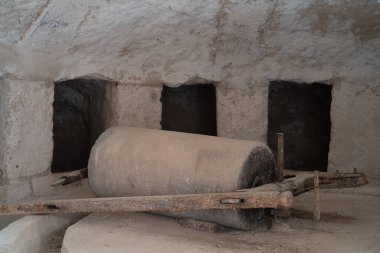 Guellala yeraltı petrol fabrikası - Djerba, Güney Tunus