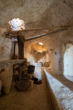 Guellala yeraltı petrol fabrikası - Djerba, Güney Tunus