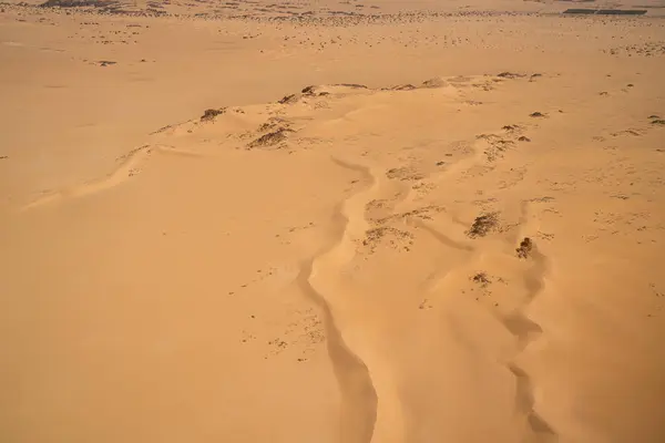 Έρημος Της Αλγερίας Φαίνεται Από Τον Ουρανό Εθνικό Πάρκο Tassili — Φωτογραφία Αρχείου