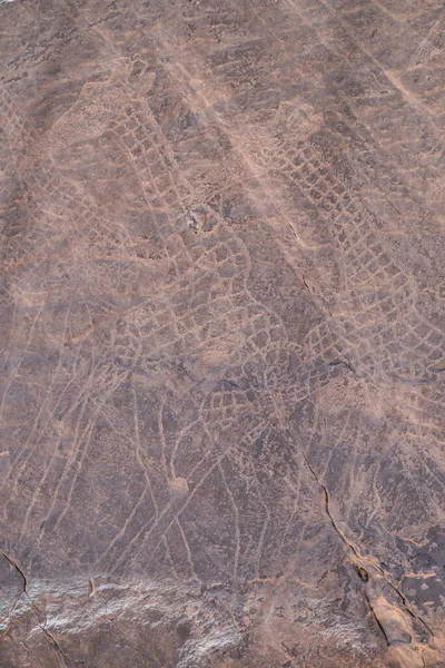 Felsgravuren Der Tassili Ajjer Wüste Von Tadrart Rouge Tassili Najer — Stockfoto