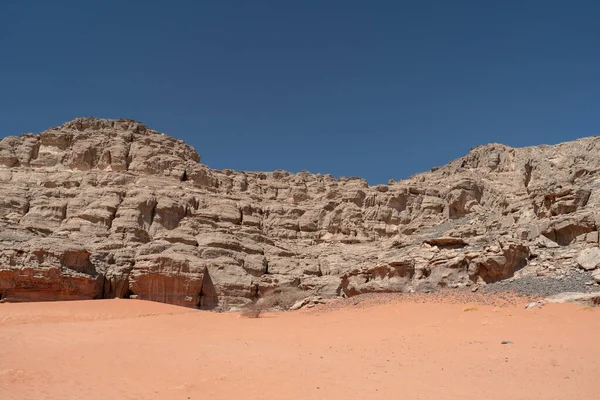 Kilátás Szahara Sivatagban Tadrart Rúzs Tassili Najer Djanet City Algéria — Stock Fotó