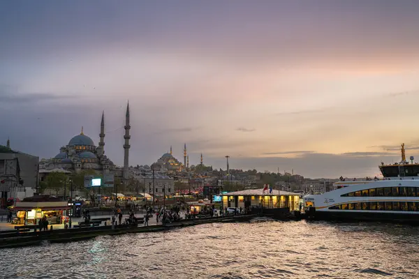 Boğazın Kıyıları Karadeniz Den Marmara Denizi Stanbul Avrupa Asya Kesiminin — Stok fotoğraf