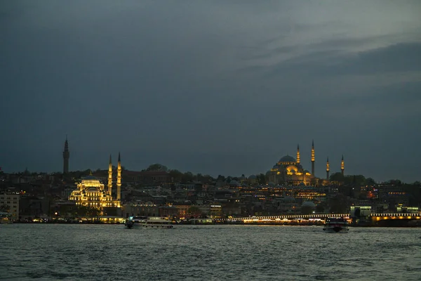 Boszporusz Partjai Fekete Tengertől Marmara Tengerig Isztambul Törökország Európai Ázsiai — Stock Fotó