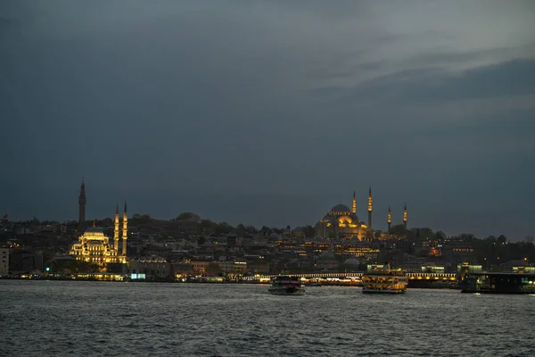 Les Rives Bosphore Mer Noire Mer Marmara Séparation Géographique Partie — Photo