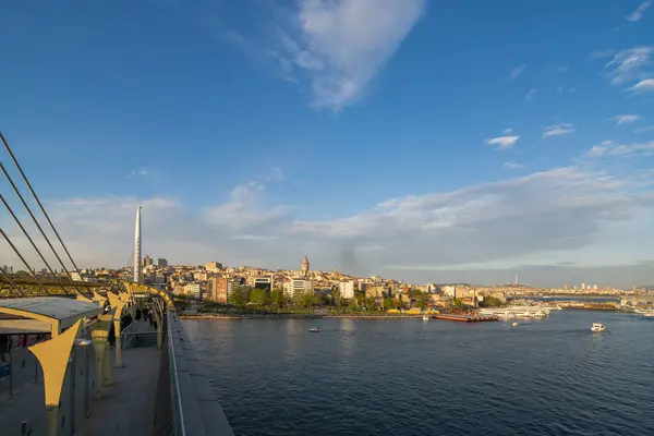 Вид Стамбул Босфора Тркийе — стоковое фото