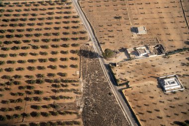Kırsal kesimin hava manzarası - Manastır Valiliği - Tunus