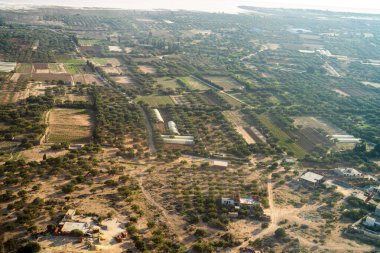 Kırsal kesimin hava manzarası - Manastır Valiliği - Tunus