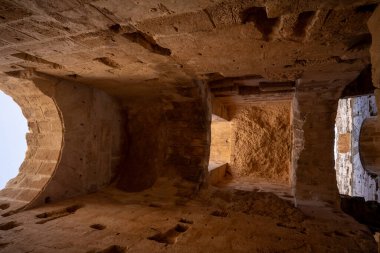 El Jem Kolezyumu. Afrika 'daki en büyük Roma amfitiyatrosu. Unesco Dünya Mirası.