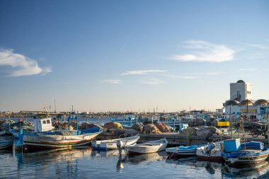 Kerkennah Manzarası - Akdeniz 'deki Tunus Takımadası