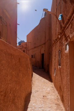 Ghardaa Eski Kasabası ve Oasis Manzarası, Cezayir. 