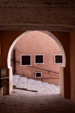 Ghardaa Eski Kasabası ve Oasis Manzarası, Cezayir. 