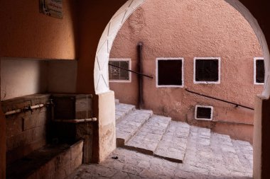 Ghardaa Eski Kasabası ve Oasis Manzarası, Cezayir. 