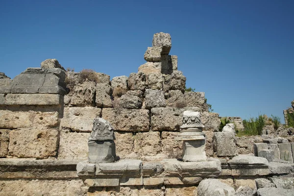 Perge Ancient City Antalya City Turkiye — Stock fotografie