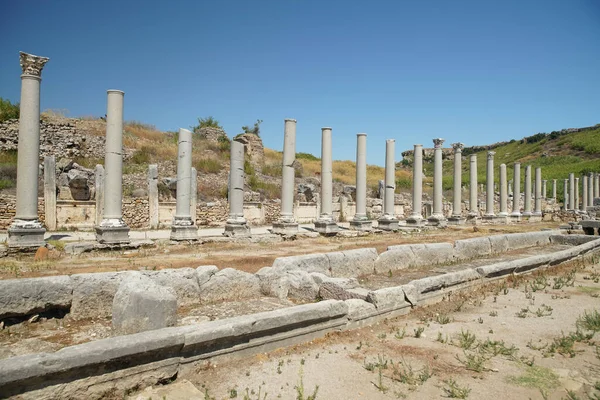 Perge Αρχαία Πόλη Στην Αττάλεια Turkiye — Φωτογραφία Αρχείου