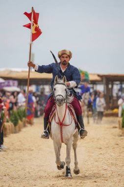 ISTANBUL, TURKIYE - JUNE 11, 2022: Riding Show during Etnospor Culture Festival