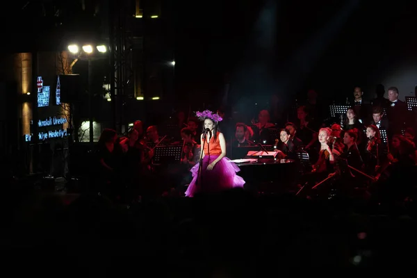 Istanbul Turkey June 2022 Turkish Singer Karsu Donmez Concert Beyoglu — 图库照片