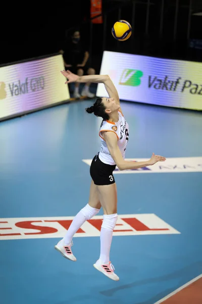 Istanbul Turkey Července 2022 Tijana Boskovic Slouží Během Utkání Vakifbank — Stock fotografie