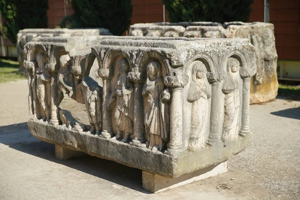 Geyre Aydin Turkiye Aphrodisias古城的Sarcophagus — 图库照片
