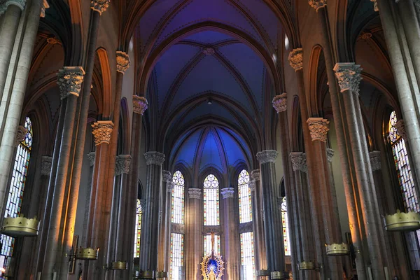 伊斯坦布尔 土耳其 2022年9月11日 伊斯特克拉尔大道帕多瓦教堂的圣安东尼教堂 教堂建于1906年至1912年间 采用威尼斯新哥特式风格 — 图库照片