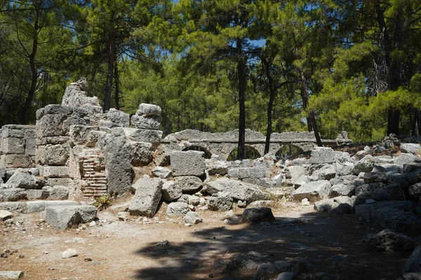Phaselis Ancient City Kemer Antalya City Turkiye —  Fotos de Stock