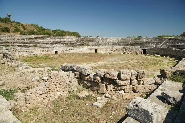 Antalya Daki Perge Antik Kenti Stadyumu Türkiye — Stok fotoğraf