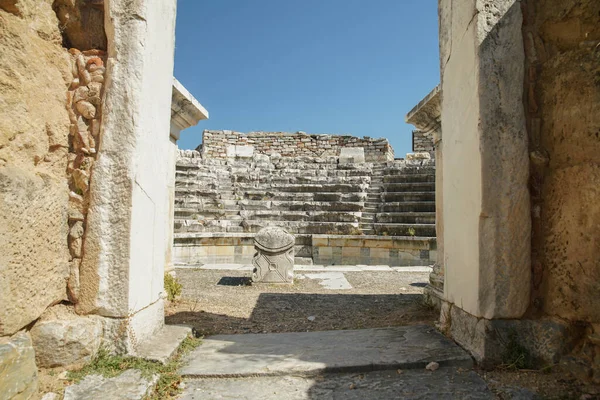 Bouleuterion Maison Conseil Aphrodisias Ancienne Ville Geyre Aydin Turkiye — Photo