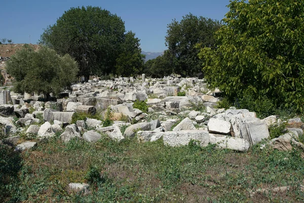 Geyre Aydin Turkiye Aphrodisias古城的废墟 — 图库照片