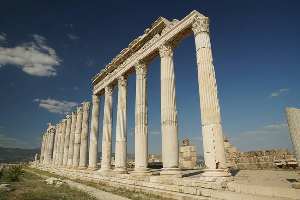 Kolumny Laodicea Lycus Starożytnego Miasta Denizli City Turkiye — Zdjęcie stockowe