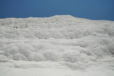 Denizkiye 'de Pamukkale Travertines, Türkiye