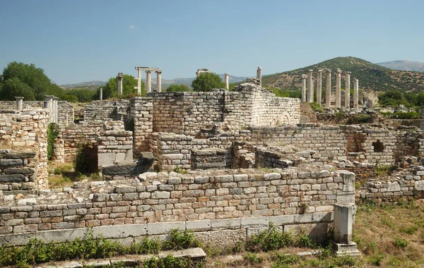 Geyre Aydın Türkiye Nin Afrodizya Antik Kentinde Atriyum Evi — Stok fotoğraf