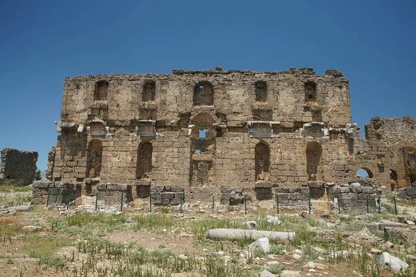 Aspendos Ancient City Antalya City Turkiet — Stockfoto