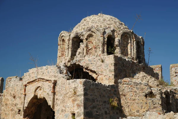 Kostel Hradě Alanya Městě Alanya Antalya City Turkiye — Stock fotografie