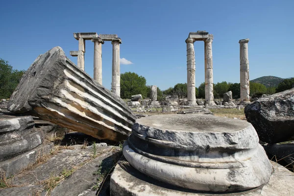 Ναός Της Αφροδίτης Στην Αφροδίτη Αρχαία Πόλη Στην Geyre Aydin — Φωτογραφία Αρχείου