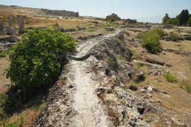 Hierapolis Su Kanalı Antik Şehir Pamukkale, Denizli Şehri, Türkiye