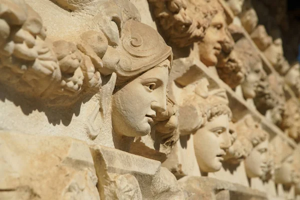 Antica Maschera Sollievo Afrodisia Antica Città Geyre Aydin Turkiye — Foto Stock