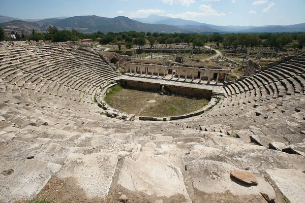 Θέατρο Της Αφροδίτης Αρχαία Πόλη Στην Geyre Aydin Turkiye — Φωτογραφία Αρχείου
