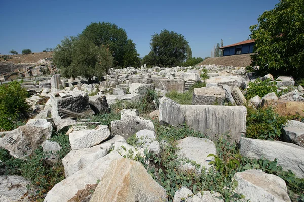 Ruins Aphrodisias Ancient City Geyre Aydin Turkiye — Stock Photo, Image
