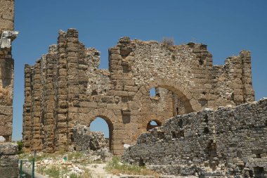 Antalya 'nın Aspendos Antik Kenti Bazilikası, Türkiye