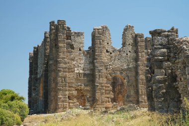 Antalya 'nın Aspendos Antik Kenti Bazilikası, Türkiye