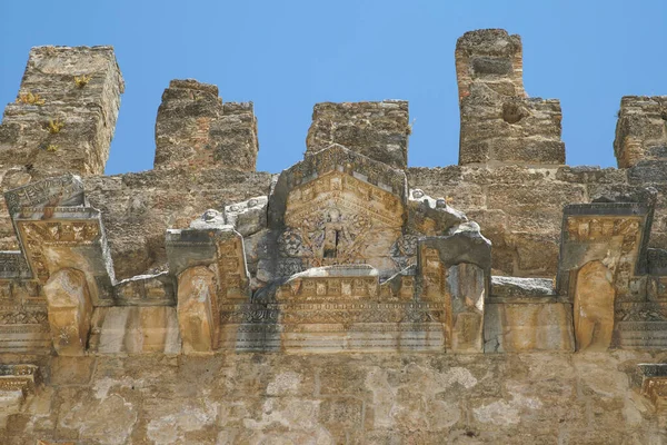 トルコのアンタルヤ市のアスペンドス古代都市の劇場 — ストック写真