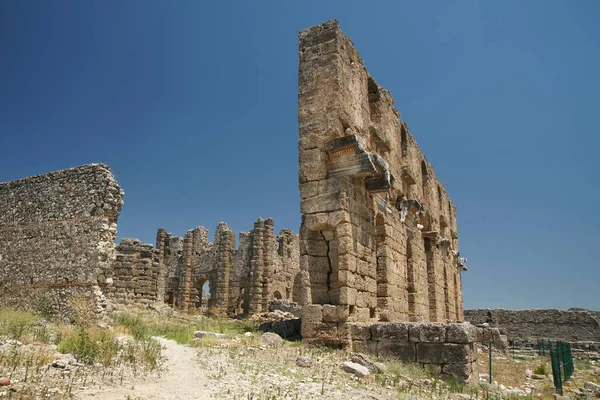 Aspendos Antike Stadt Antalya Türkei — Stockfoto
