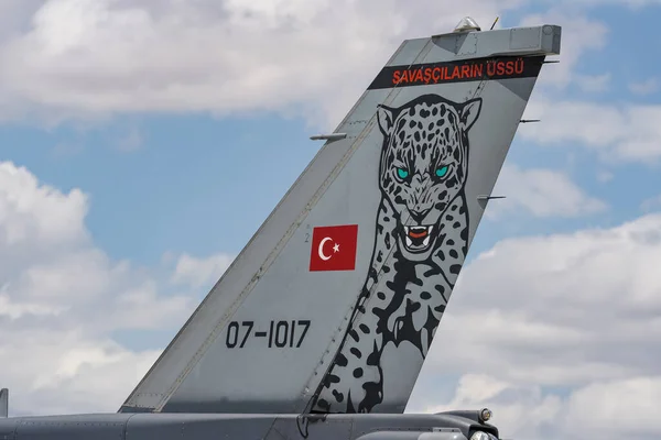 Коня Туркия Июня 2022 Года Турецкие Ввс Lockheed Martin 16D — стоковое фото