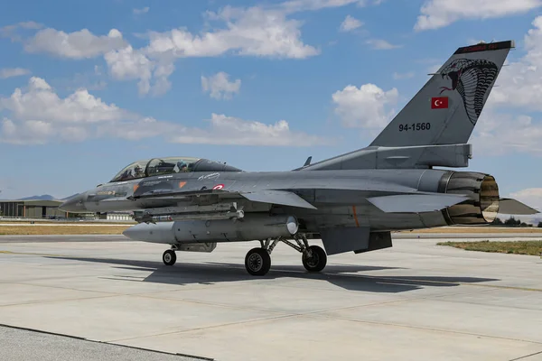 Konya Turkiye June 2022 Turkish Air Force Lockheed Martin 16D — Stock Photo, Image