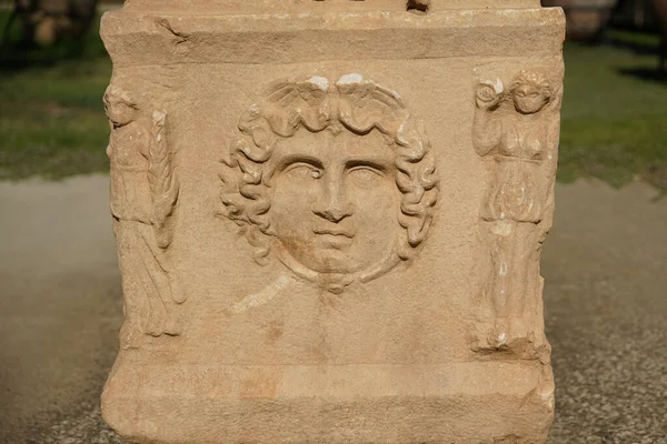 Sarkofág Afrodizii Starověké Město Geyre Aydin Turkiye — Stock fotografie