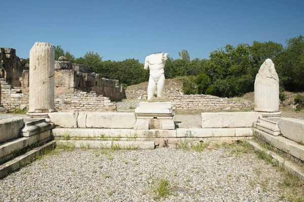Hadrianska Bad Afrodisias Antika Stad Geyre Aydin Turkiye — Stockfoto