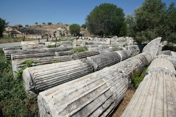 Ruínas Afrodisias Cidade Antiga Geyre Aydin Turkiye — Fotografia de Stock