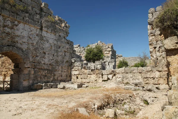 stock image Perge Ancient City in Antalya City, Turkiye