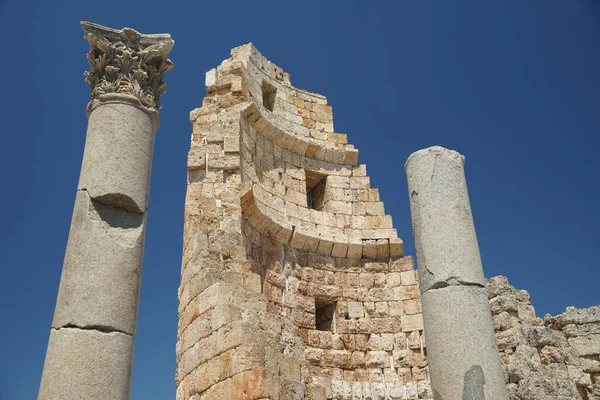 Hellenistische Poort Perge Oude Stad Antalya City Turkiye — Stockfoto
